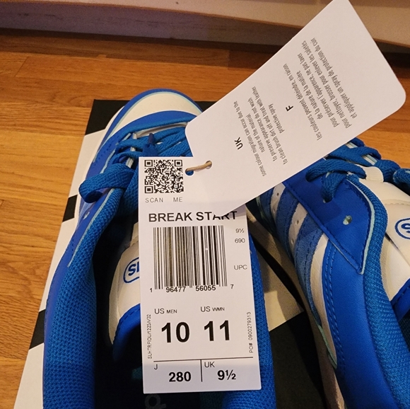 Adidas Break Start Blue Sneakers Men's Size 10 - Picture 6 of 7